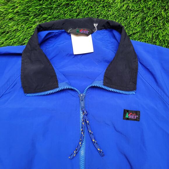 Vintage 90s REI Windbreaker Jacket Womens M Cropped Boxy Oversized USA - Picture 2 of 10